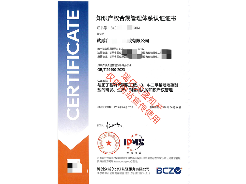 知识产权管理金塔体系认证（贯标）